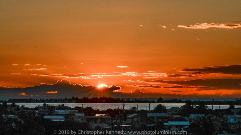 Sunset over San Pedro Belize DSC_4558