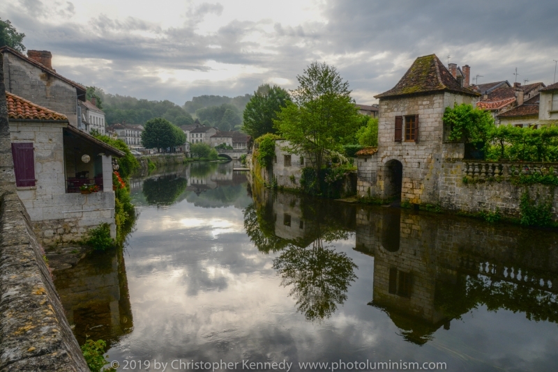 The River Dronne in Brantome, France