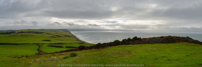 View down coast from Abbotsham