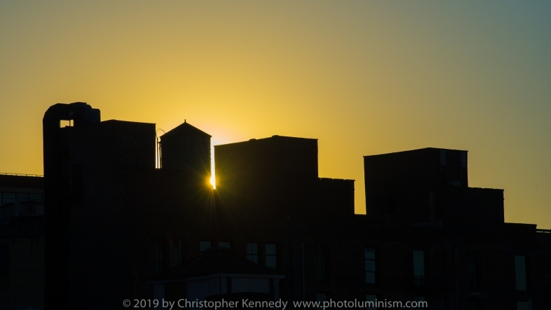 Sunset over Manhattan from the High Line