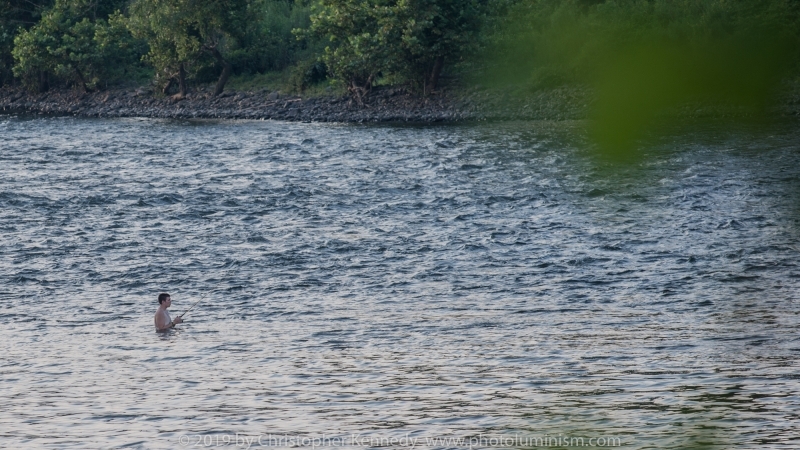 FIshing in waders