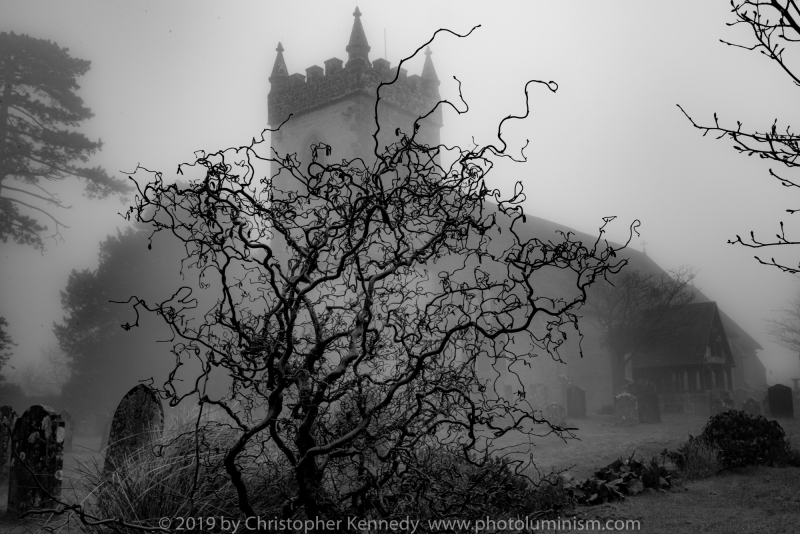 All Saints Church fog 1