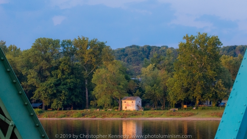 Lewis Island, Lambertville NJ sunset