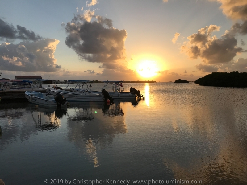 Sunset over San Pedro, Ambergris Caye Belize  IMG_7168