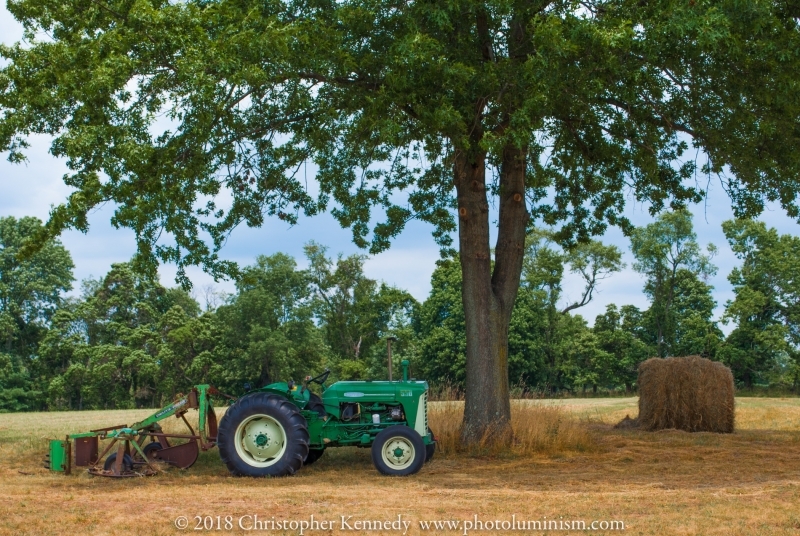 Antique tractor