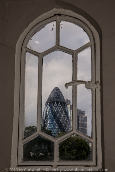 Gherkin Window Reflection DSC_6357