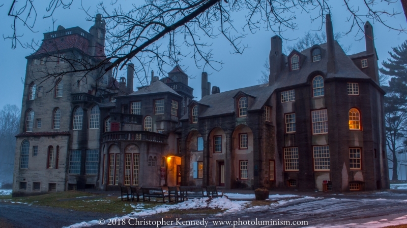 Fonthill Castle Doylestown twilight-DSC_0332130211