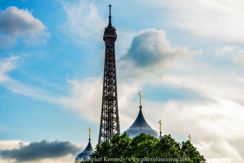 The Eiffel Tower with domes blue sky-DSC_1006180529